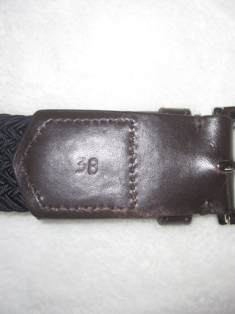 HOLDERNESS & BOURNE The Fisher Belt Navy Men’s 38 - Picture 8 of 12